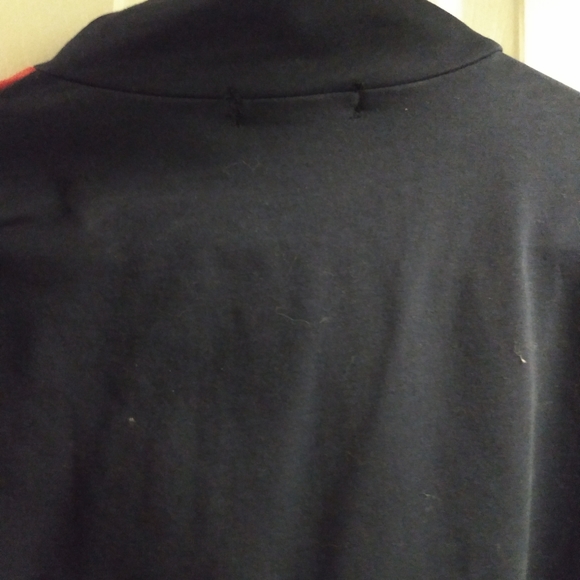 Red white blue pullover jacket, lightweight breezy - Picture 2 of 6